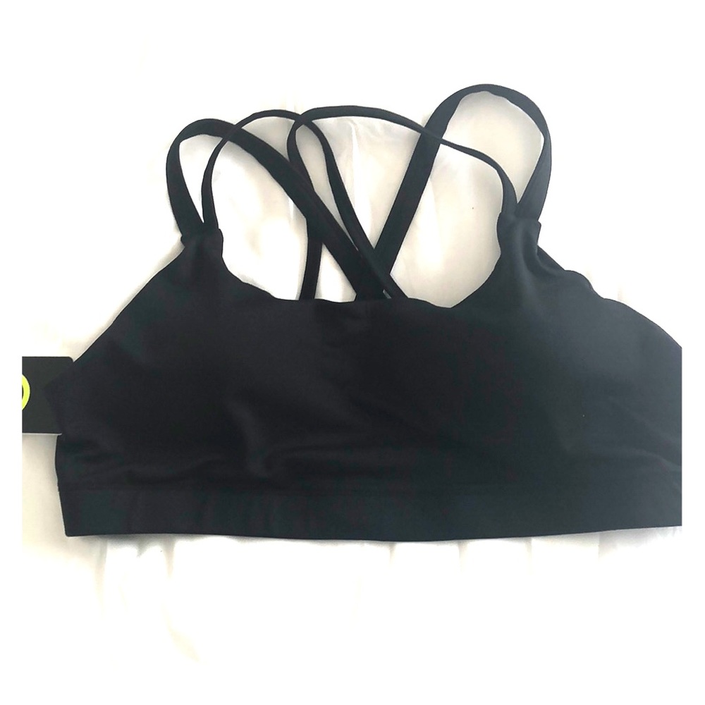 NWT strappy back sports bra